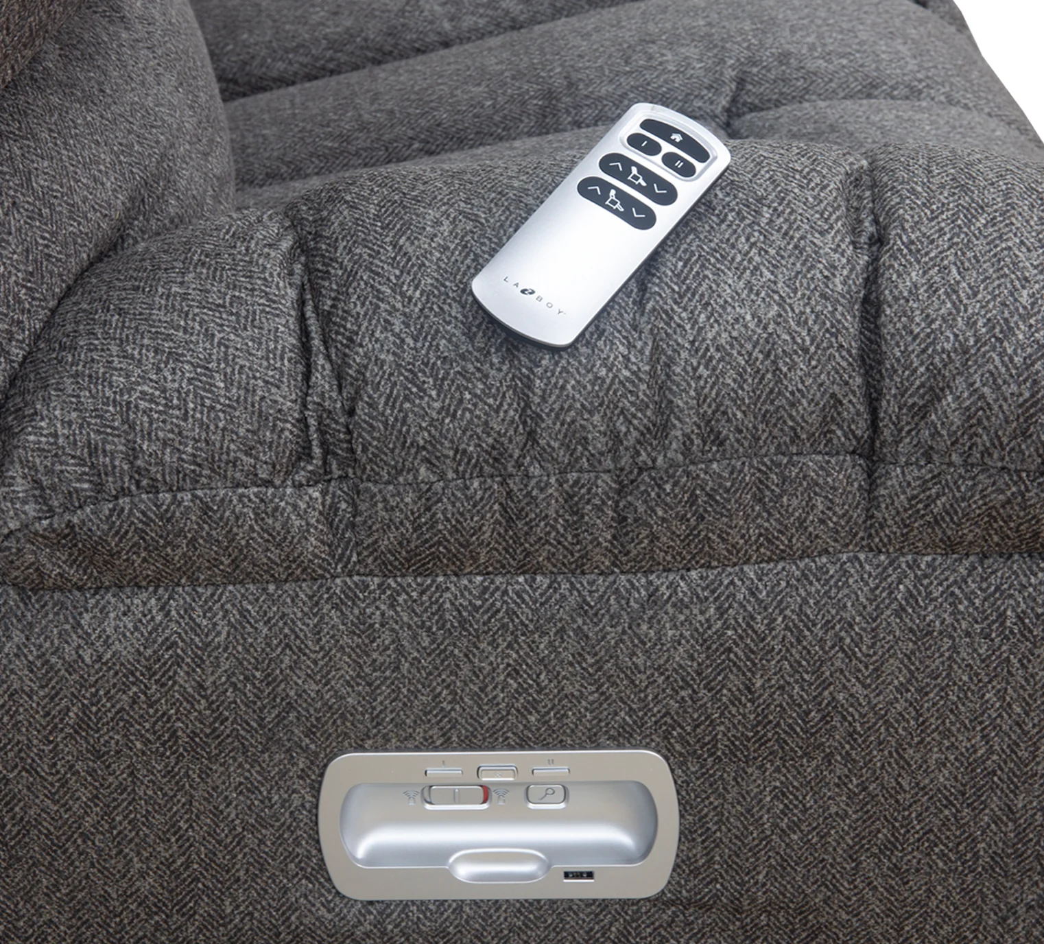 Aaron Power Console Loveseat with Power Headrests - Image 4