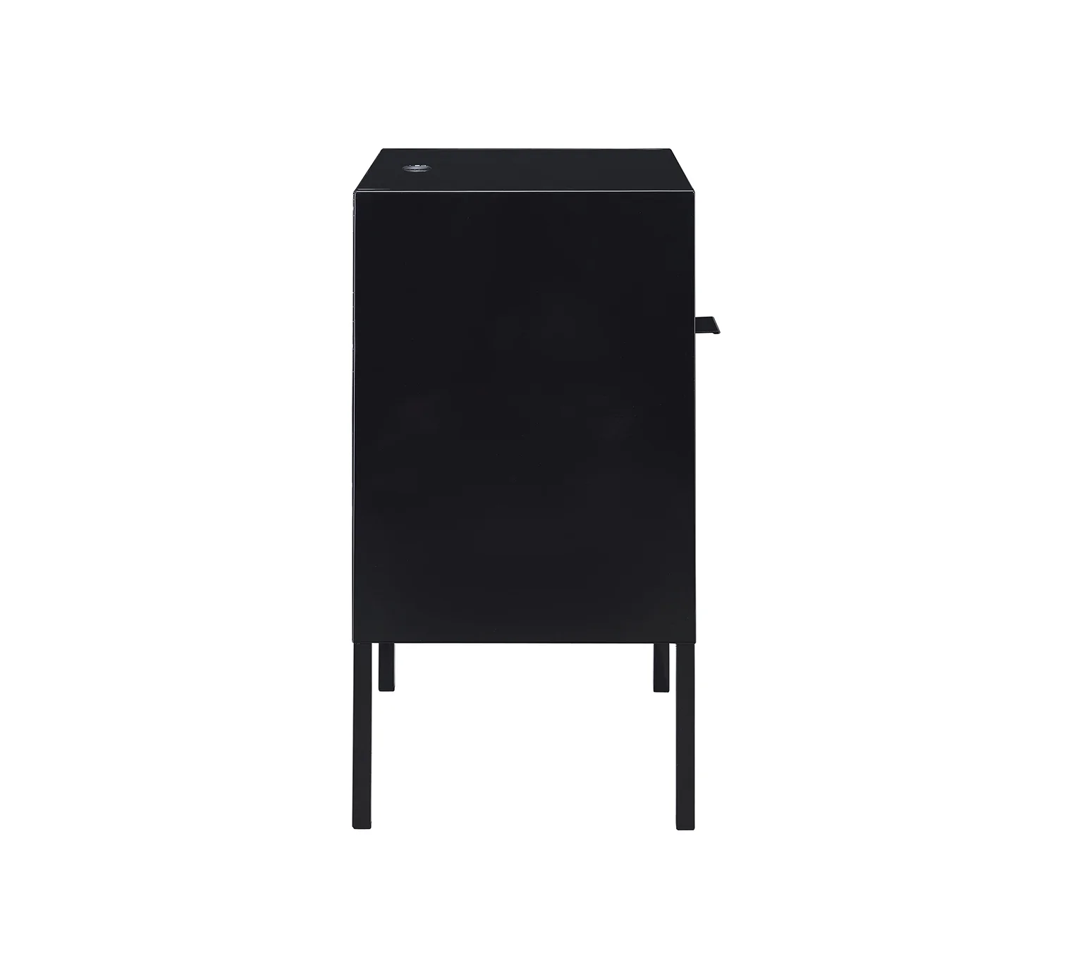 Ember Black Nightstand with USB - Image 3