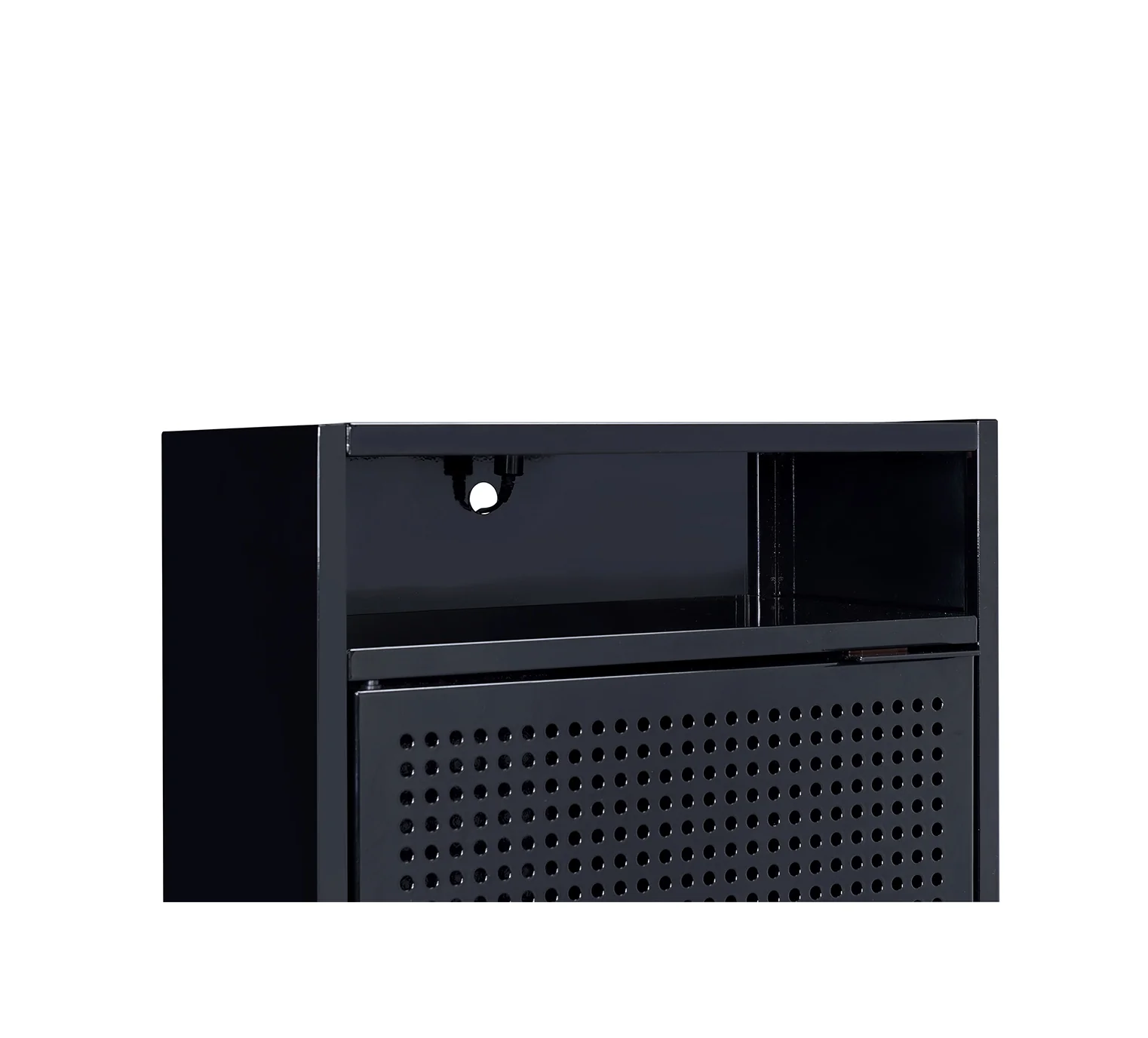 Ember Black Nightstand with USB - Image 6