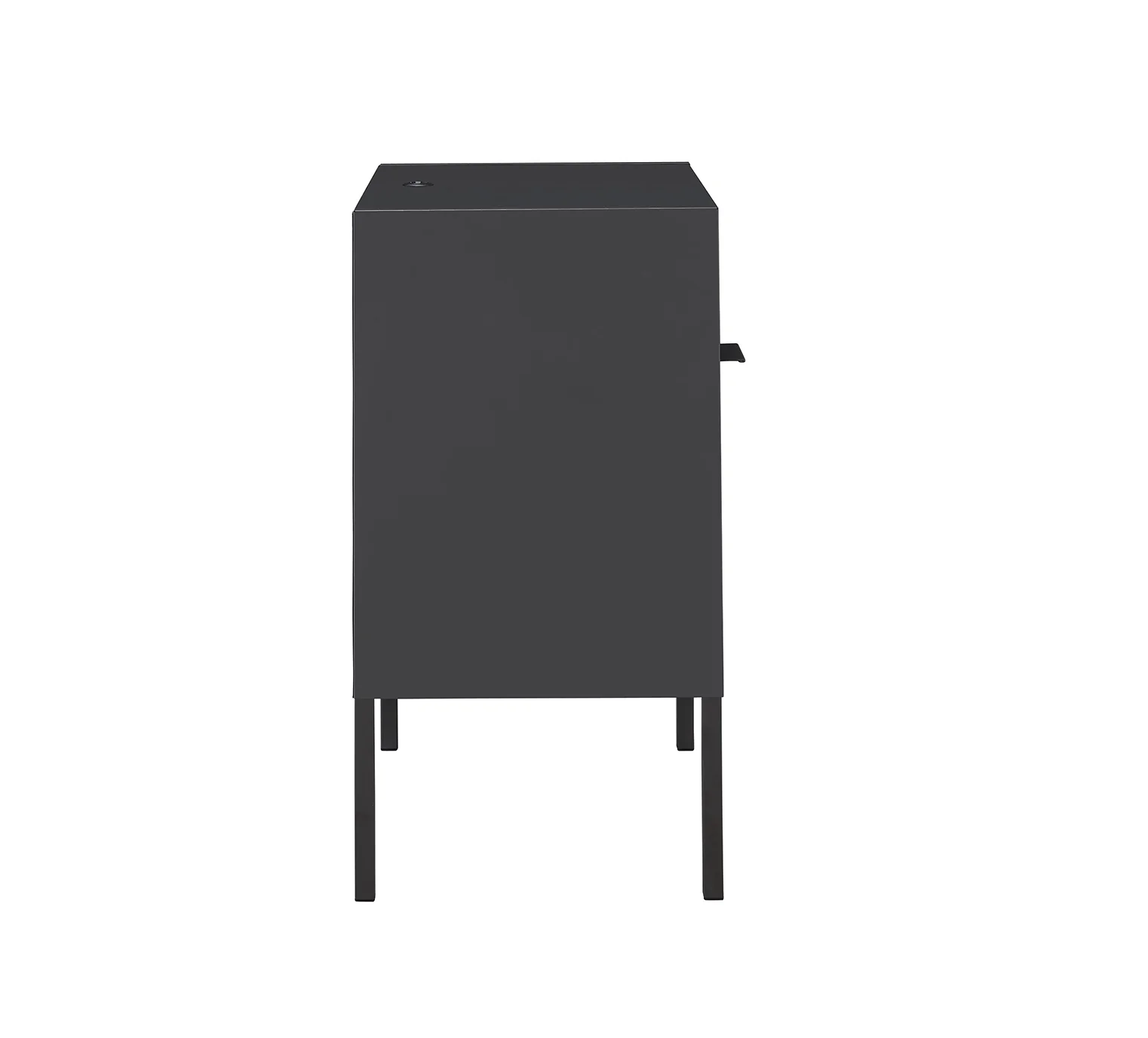 Ember Grey Nightstand with USB - Image 4