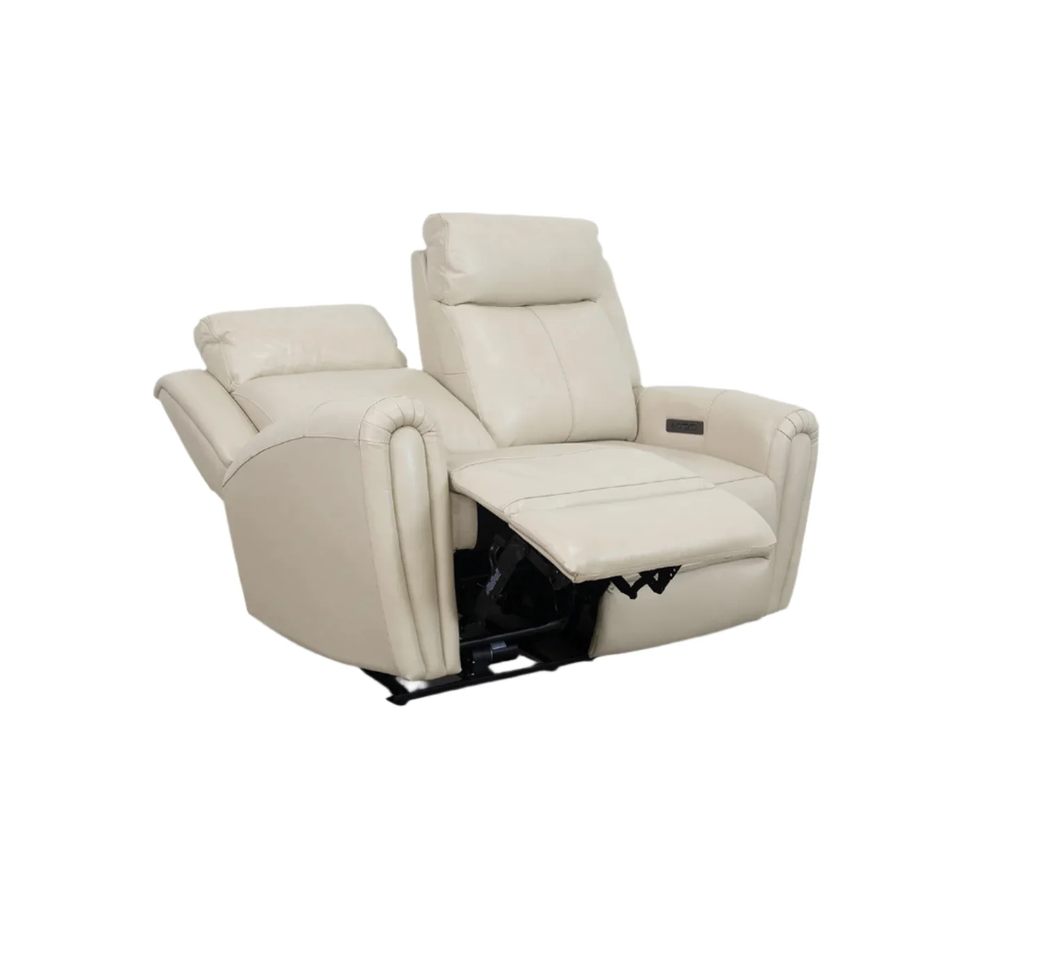 Jonathan Cream II Zero Gravity Leather Power Reclining Loveseat with Power Headrests - Image 4