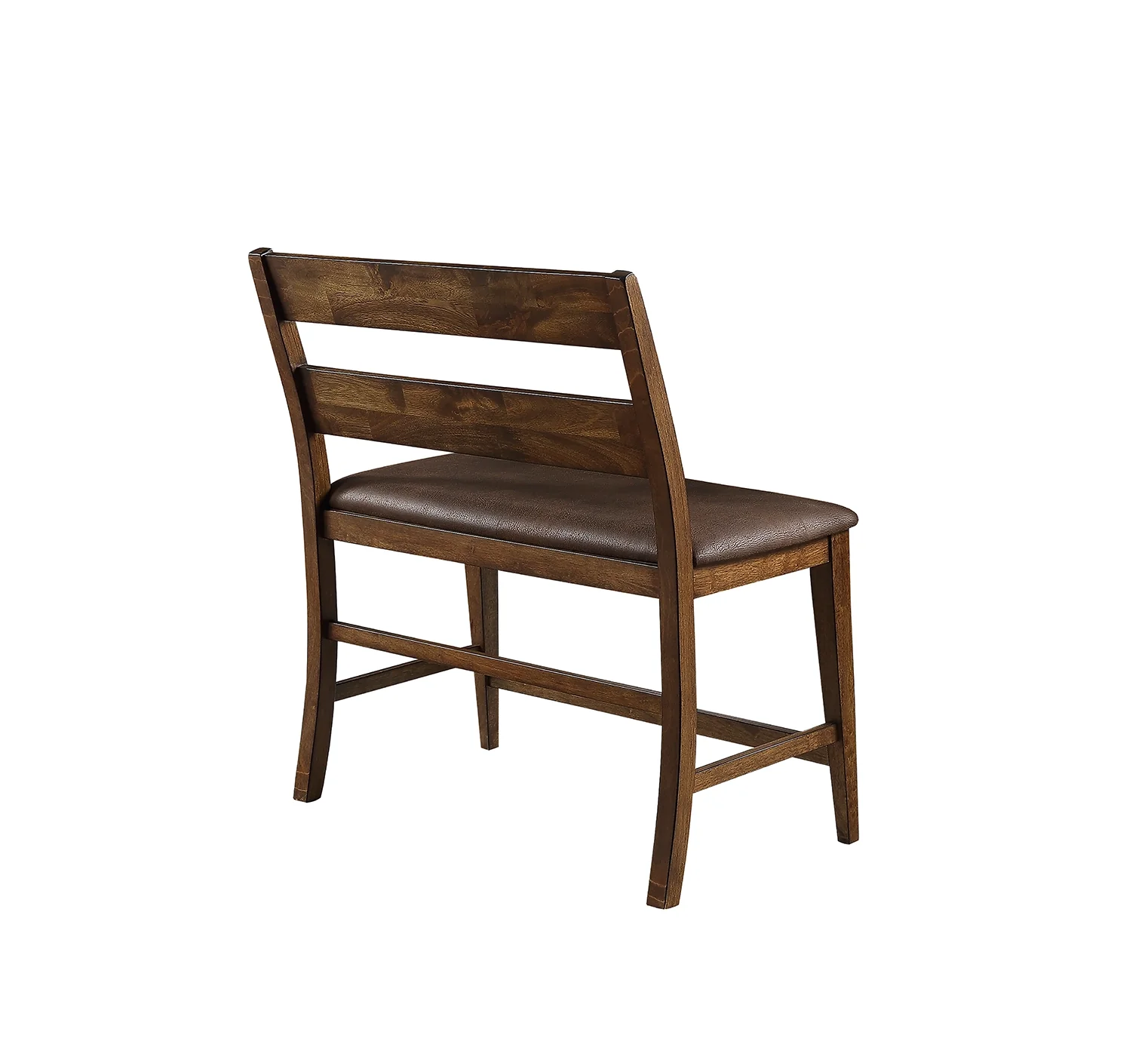 Mango Brown 6 Piece Pub Set with Bench - Image 4