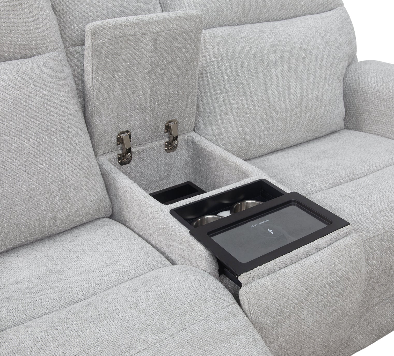 Maze Zero Gravity Triple Power Console Loveseat - Image 4