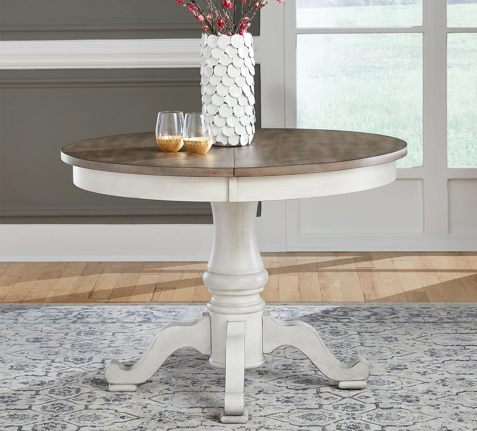Ocean Isle Round-Oval Dining Table - Image 4